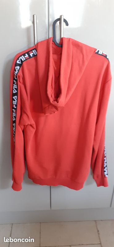 Sweat à capuche homme "Fila" taille S (image 2)