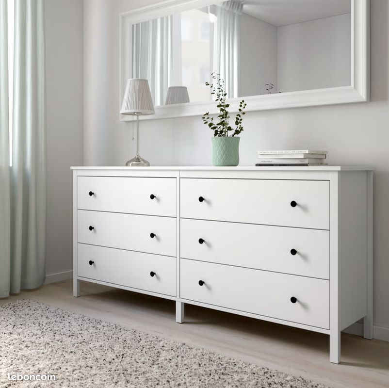 Commode blanche 6 tiroirs - KOPPANG IKEA (image 2)