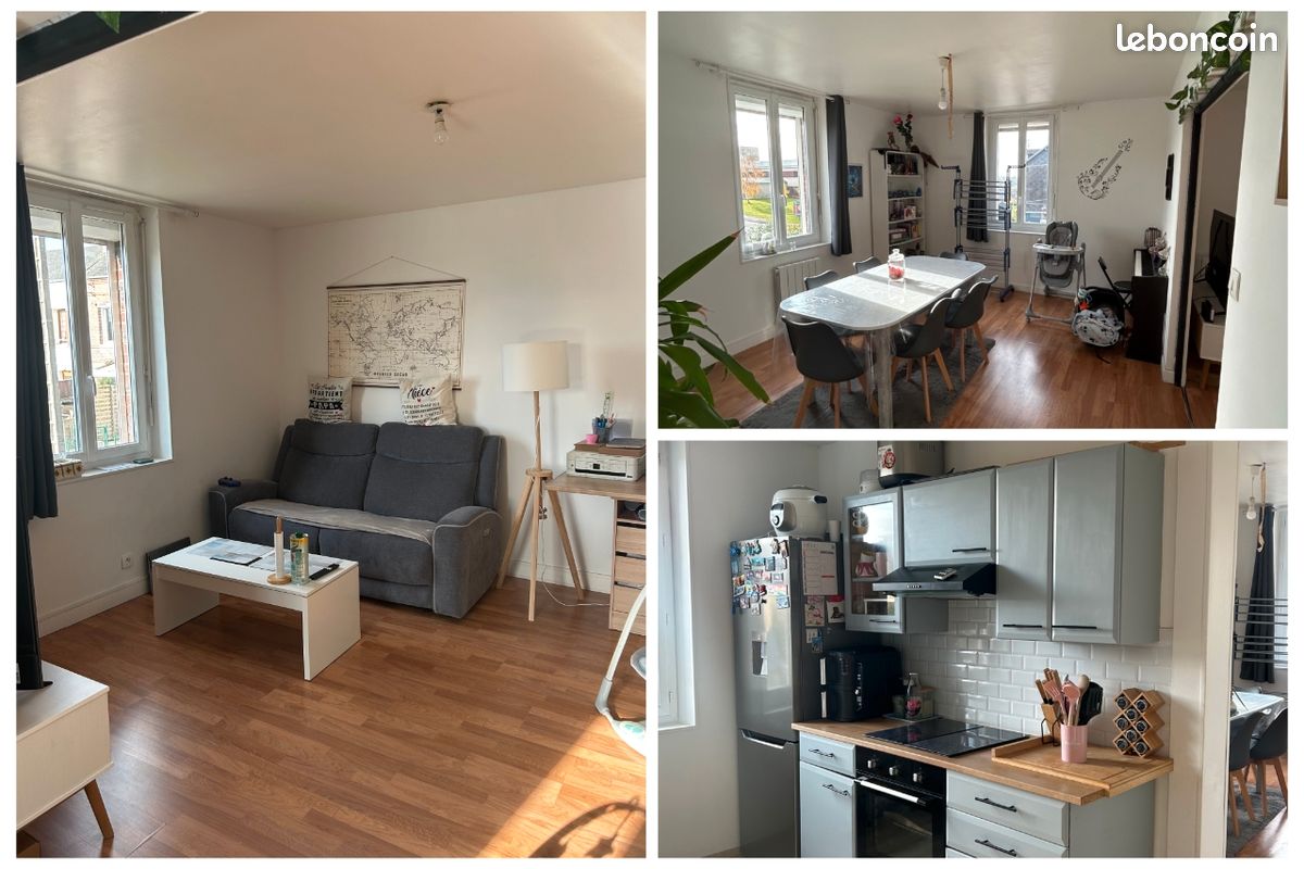 Appartement 4 pièces 74 m² · à Bolbec · 74 m² · 630 €/mois