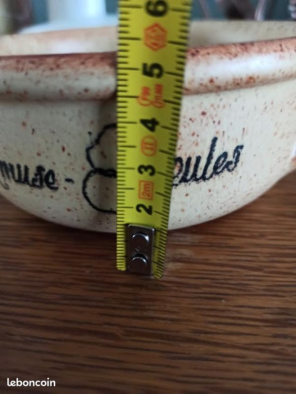 Bol "amuse-gueules, en terre, petits anses (image 7)