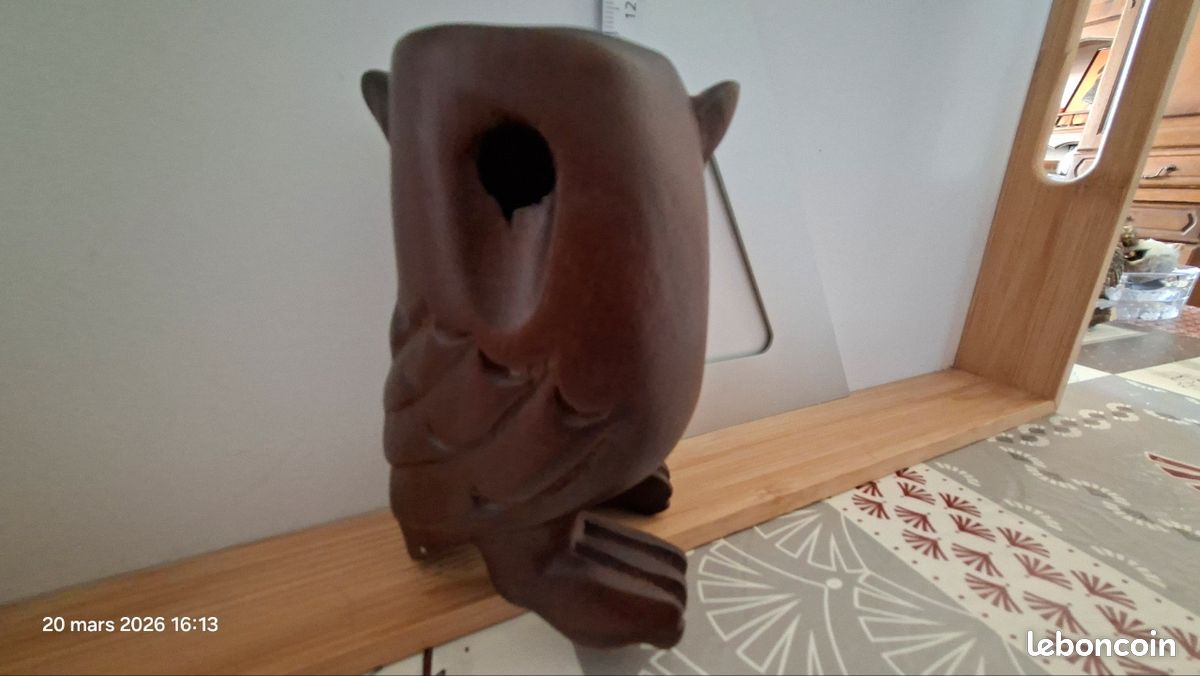 Ancien Appeau En Bois Sculpté – Occasion Bon état – Chasse Ou Décoration
