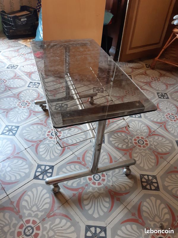 Table basse porte revue vintage (image 2)