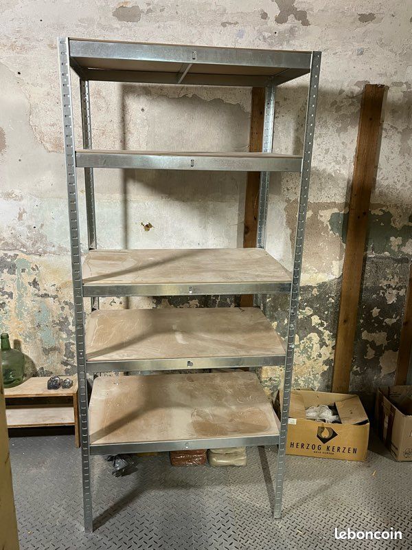 Étagère aluminium et bois (image 1)