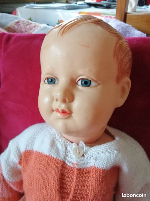 Poupon COLLIN Celluloïd 30cm – Vintage Années 50 Avec Petits Défauts