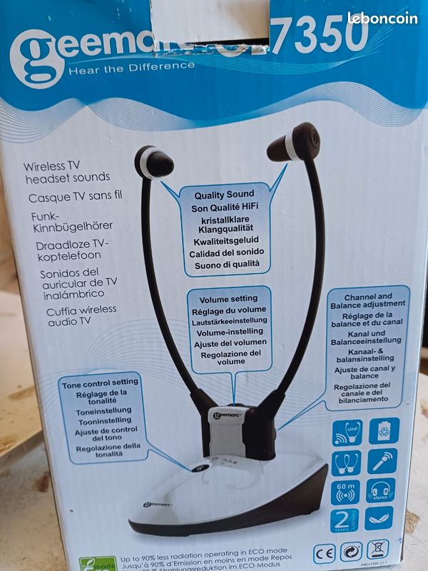 Casque tv sans fil (image 1)