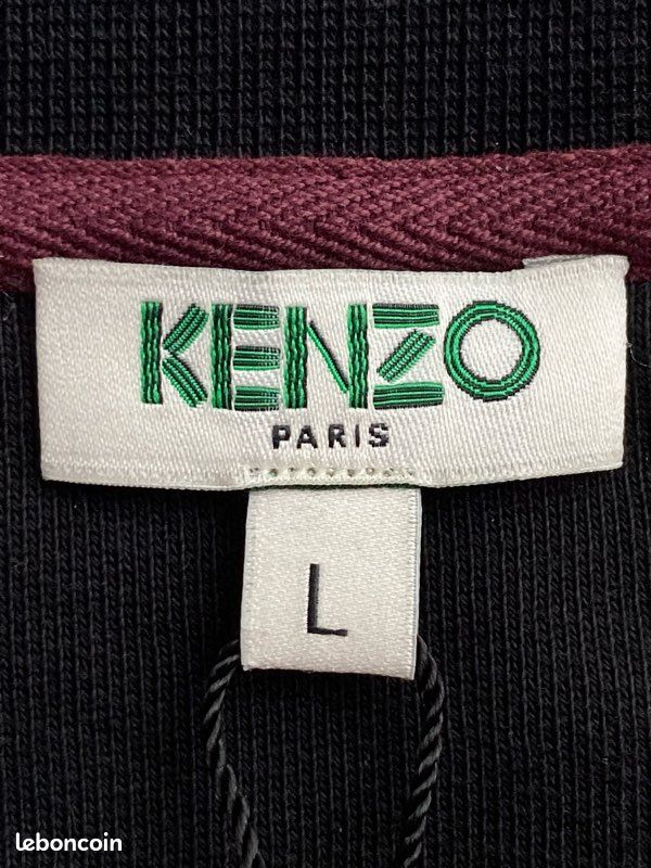 Kenzo paris sweat-shirt sweater iconique avec une broderie