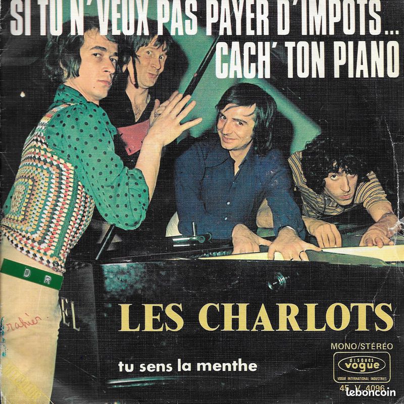Vinyle 45 T , Les CHARLOTS 1972 (image 1)