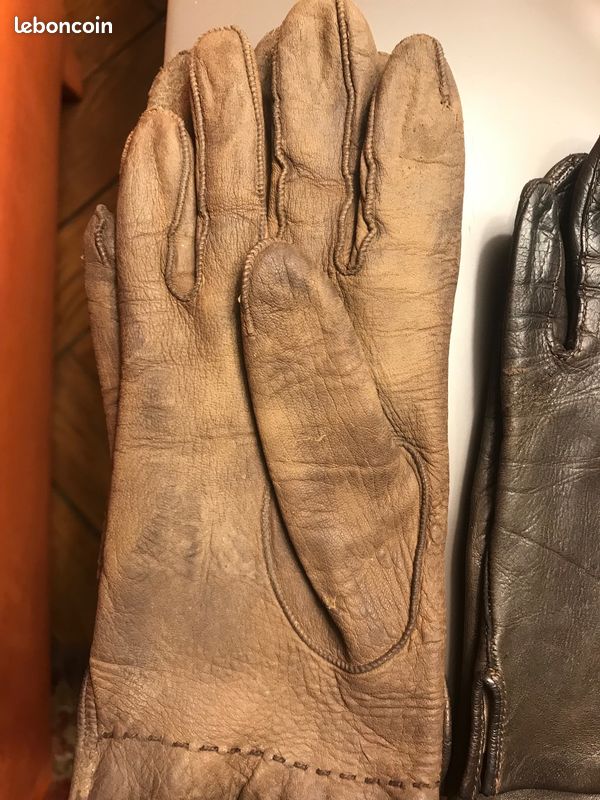 Lot de 11 paires de gants occasions et neufs chevreau ou agneau T.6 (image 4)