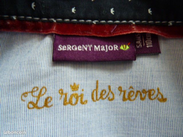 CHEMISE garçon "SERGENT MAJOR" 5 ANS (image 3)