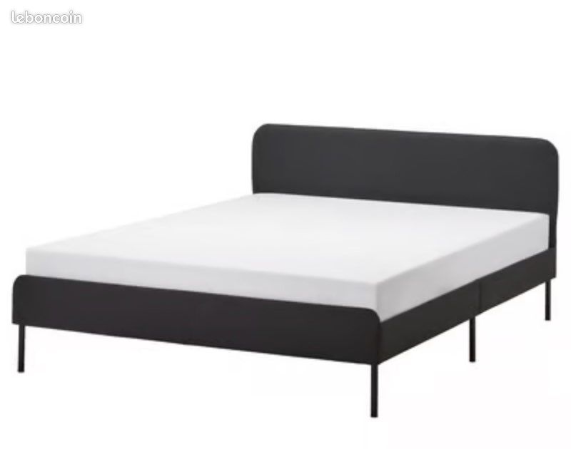 Lit et matelas 160x200 encore sous garantie (image 1)