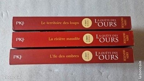 Lot de 3 tomes du Cycle 2 "La quête des Ours" : livres 1 + 3 + 4 (image 2)