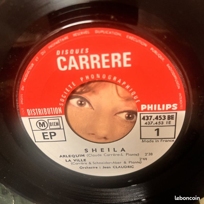 Sheila - Arlequin - Vinyl 45 t (image 3)