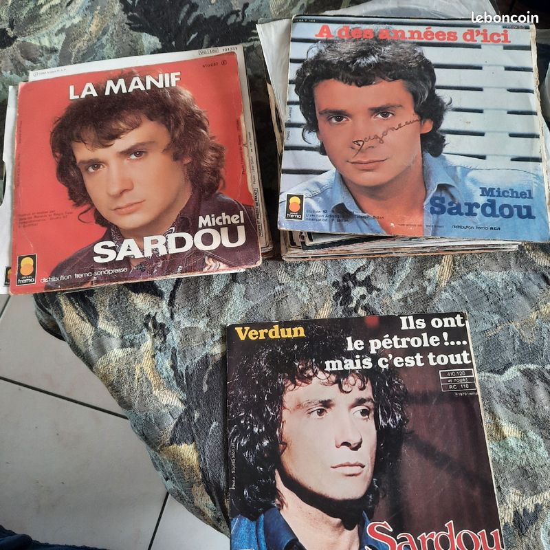 Disque 45 tour - Michel Sardou (image 2)