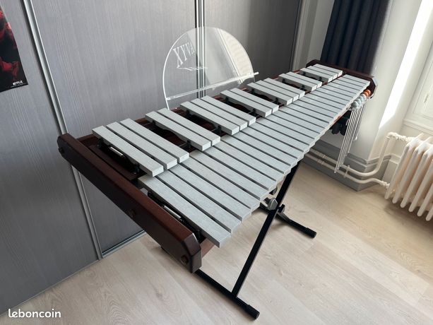 Baguettes Maillet Professionnel Pour Xylophone Et Marimba - 21 Cm - Lot De 1 Paire (Silver)