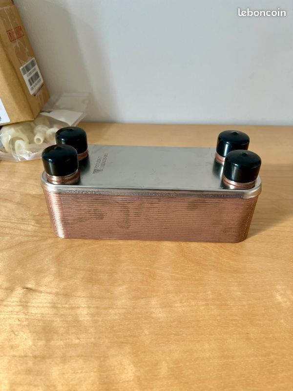 Refroidisseur De Moût à 36 Plaques Inox – Échangeur Thermique Compact Pour Brassage Maison 45-60L