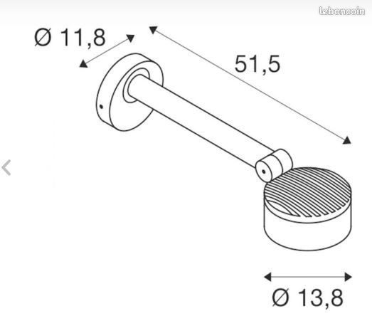 Spot LED sur tige extérieur, anthracite, SLV (image 3)