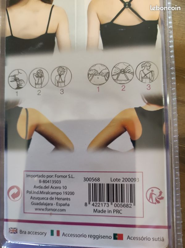 Bretelle de soutien gorge pour débardeur (image 3)