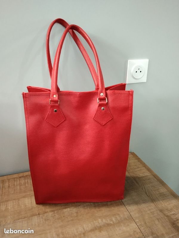 Sac à main rouge (isa14) (image 1)