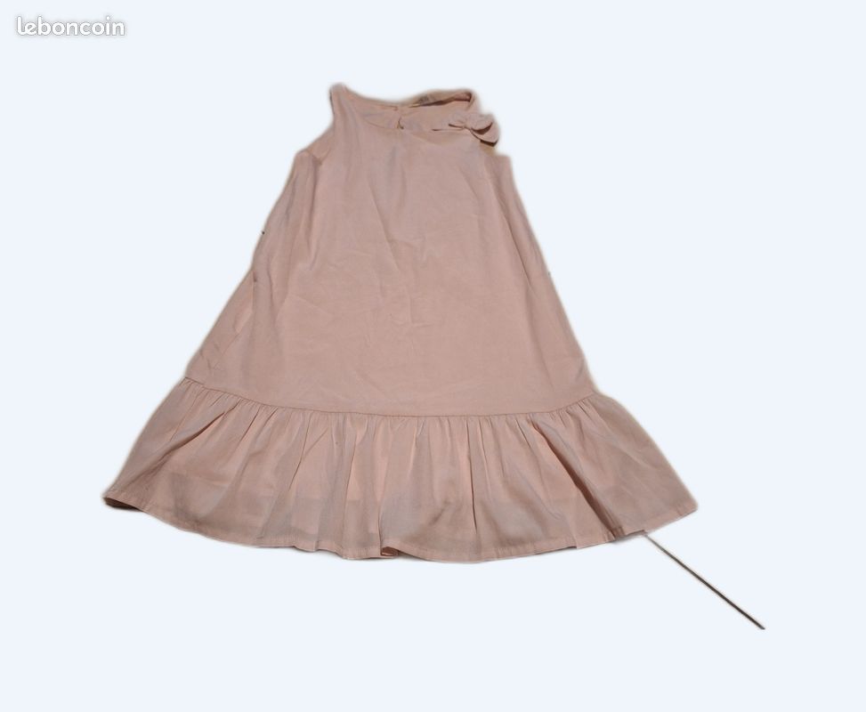 Robe fille H&M 6-7 ans rose pale Vêtements