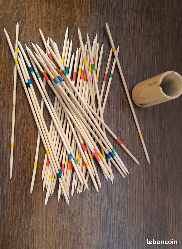 Jeu de Mikado en bois (image 2)