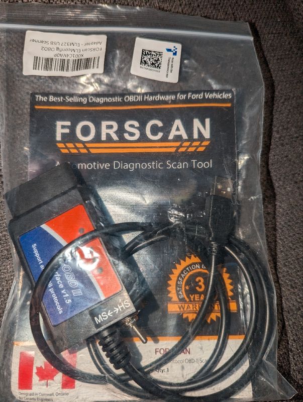 FORScan ELMconfig Scanner avec commutateur MS-CAN/HS-CAN, Adaptateur OBD2  USB - Outil de diagnostic OBDII professionnel - Équipement auto