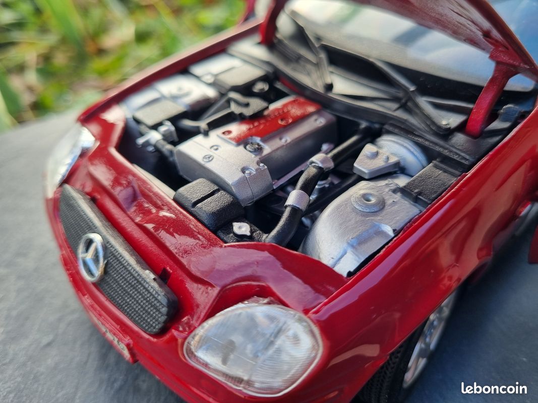 MERCEDES BENZ SLK 230 Grise Maisto Toit Escamotable 1/18 EUR 45,00 - FR