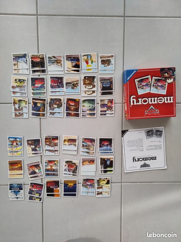 Jeu d'éveil Memory CARS de Disney 4+ (image 1)