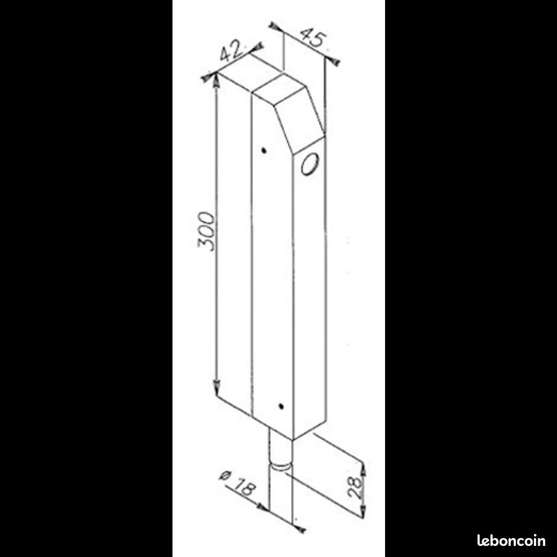 Electro verrou OPERA pour portes et portails 24V DC à rupture INOX (image 2)