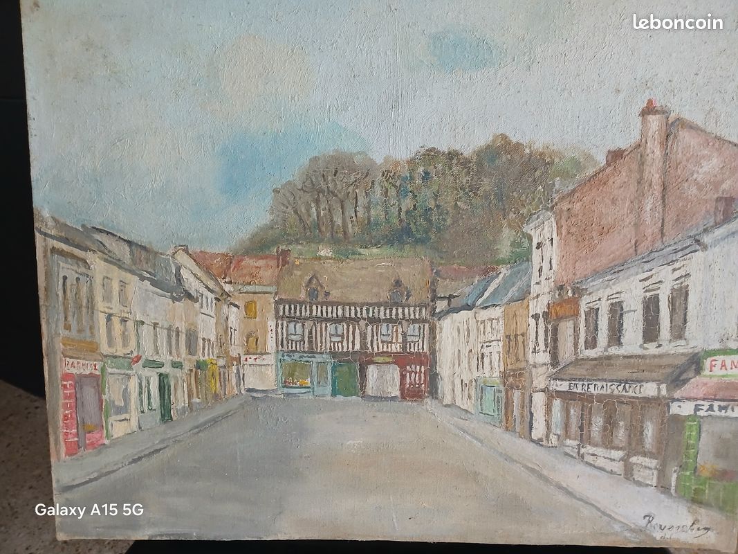 Peinture naïve Ivry la Bataille (image 1)
