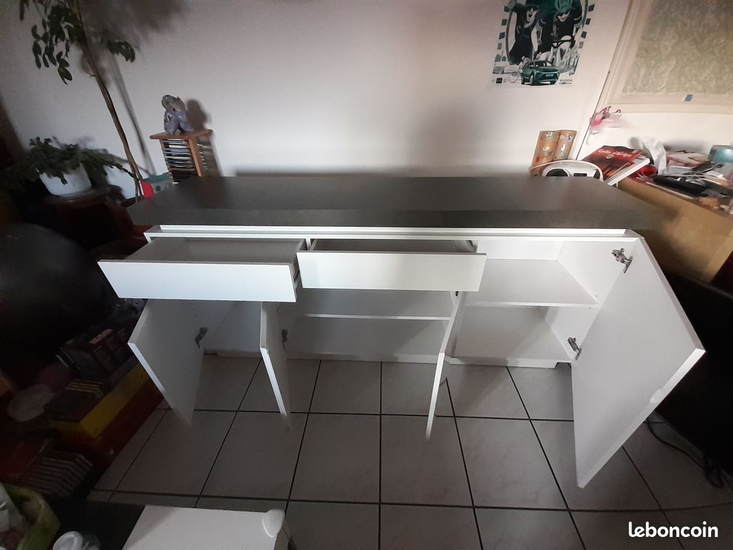 Buffet blanc gris (image 2)