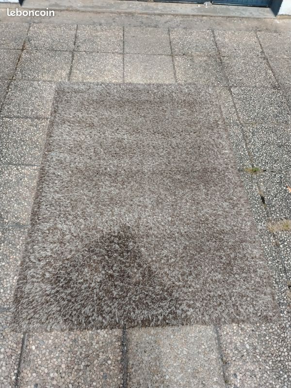 Tapis gris marron 120 x170 (image 1)