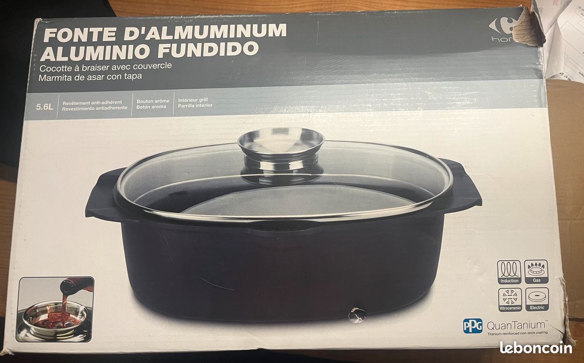 Cocotte à braiser fonte d’aluminium Arts de la table