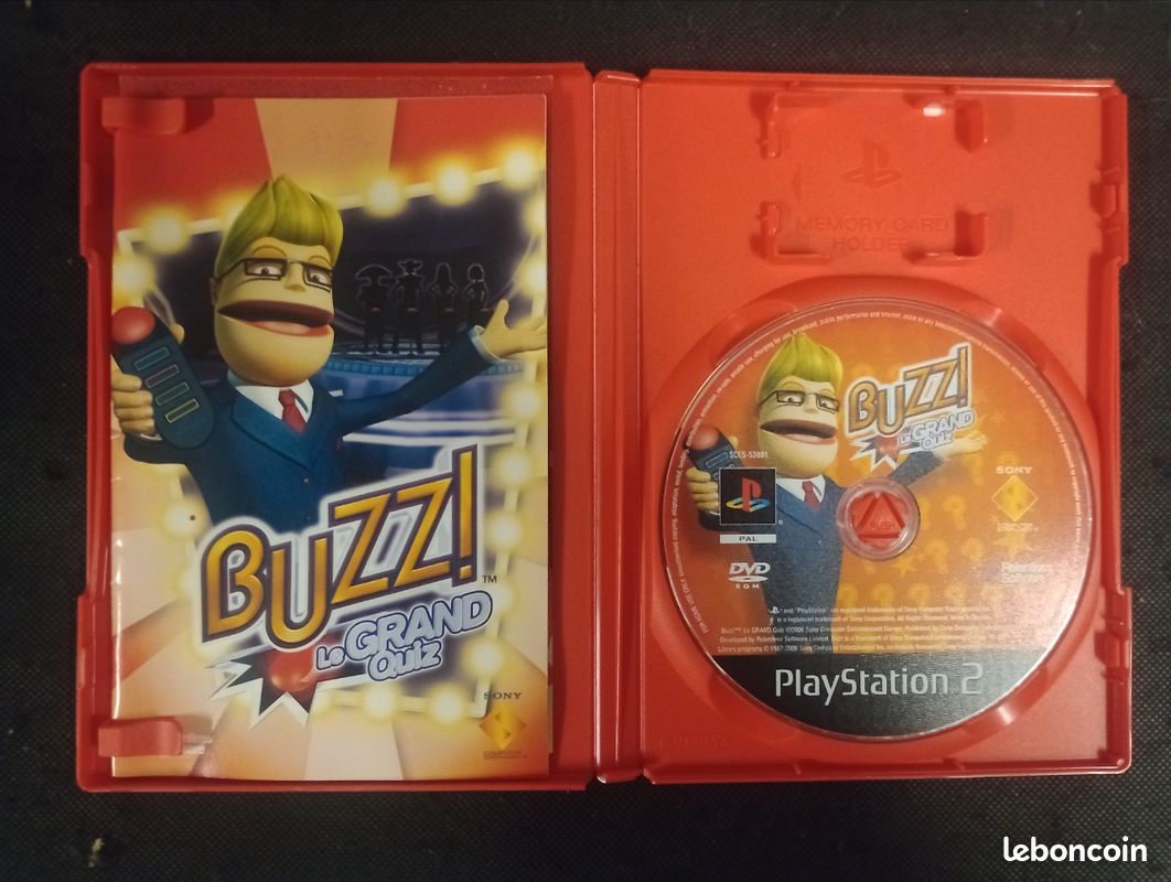 Jeu Buzz : Le Grand Quizz - Version PlayStation 2 (PS2) - Très Bon état