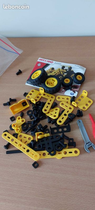 Meccano junior 5+ tracteur avec notice 87 pieces (image 3)