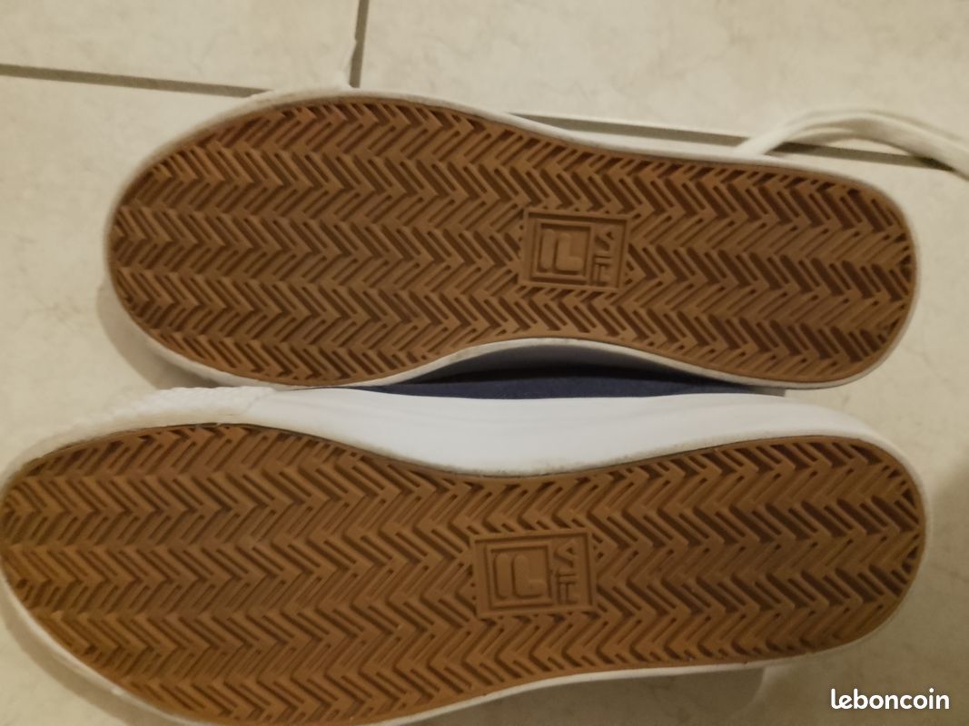 Baskets Fila T38 toile jean bon état (image 4)