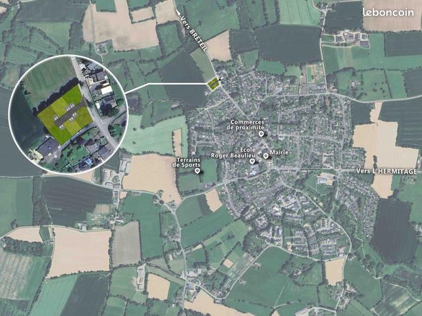 Terrain 250 m² La Chapelle Thouarault