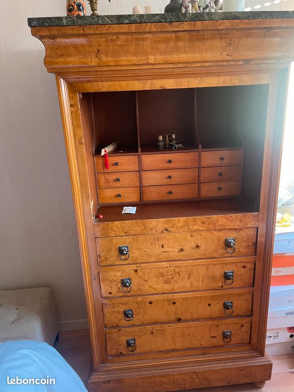 Lot de 2 poignées d'armoire avec plaques arrière, style vintage, pour