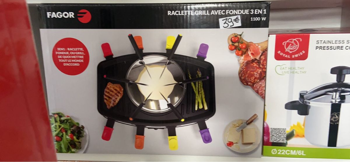 Appareil a raclette traditionnel d'occasion - Electroménager - leboncoin