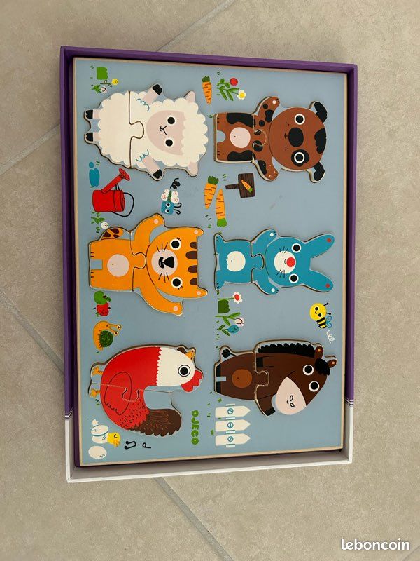 Puzzle en bois animaux (image 2)