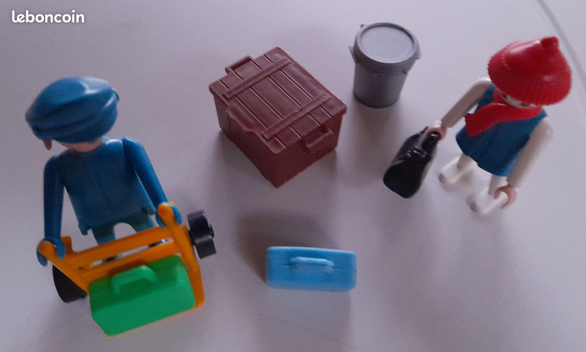 Malette playmobil - valise de transport - boîte de rangement jouets playmobil - Jeux & Jouets