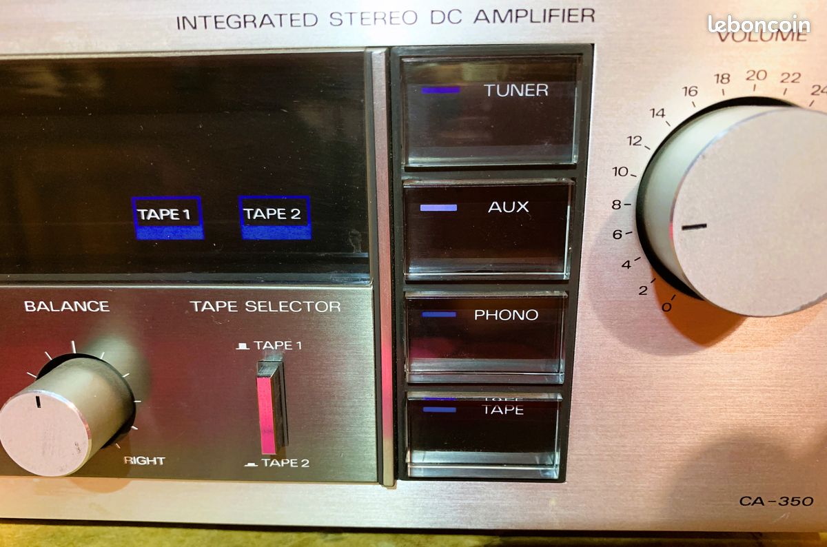 AMPLIFICATEUR INTÉGRÉ PREAMPLIFICATEUR HIFI VINTAGE FISHER CA-863 AUDIO 350W eBa
