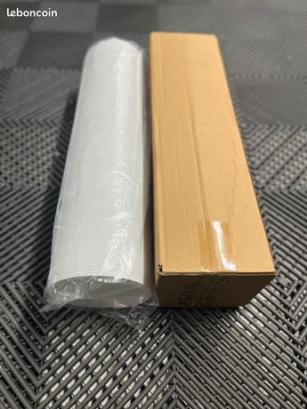MAD Tuyau d'échappement de climatiseur pliable extensible fil d'acier PP - Blanc - Auto MAD Tuyau d'échappement de climatiseur pliable extensible fil d'acier PP - Blanc - Auto