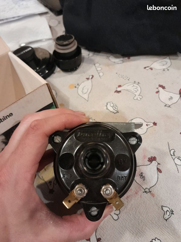 Bobine allumage 6Volts DUCELLIER 2762 Compétition RENAULT (image 3)