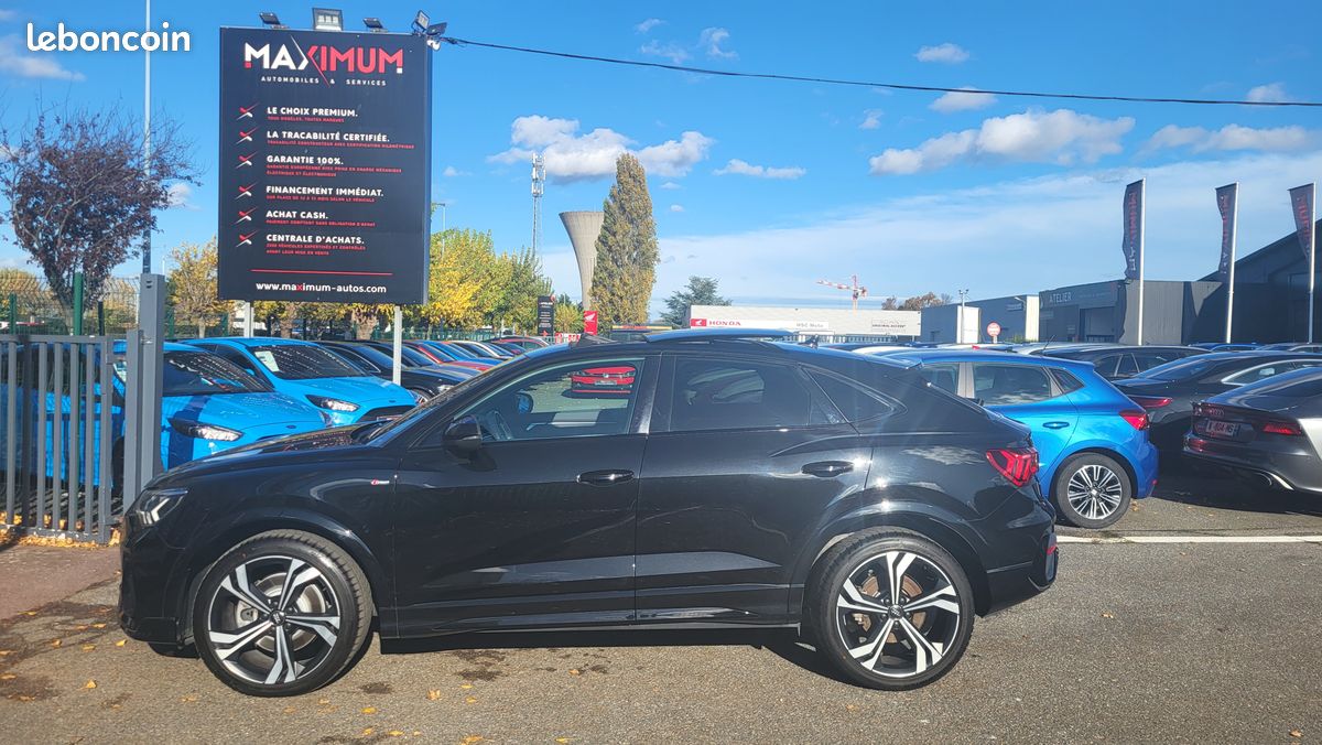 Audi q3 sportback 45 tfsi 230 sline quattro stronic 7 / immat fr - malus paye / to camera ja20 (image 4)