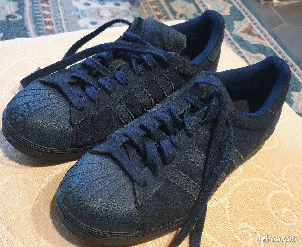 Shoes Super Star Bleu Marine Gold Adidas Superstar Taille 37 En 42
