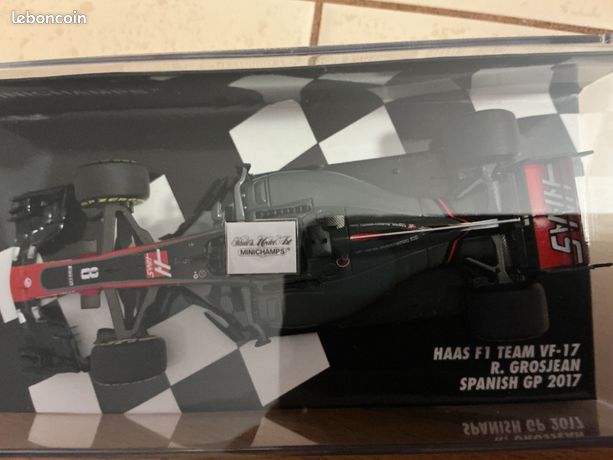 Miniature Haas VF-17 Romain Grosjean GP Australie 2017 - Échelle 1/43 Par Minichamps