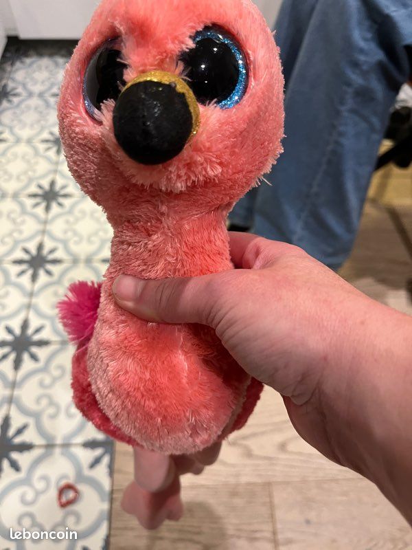 Peluche ty - flamand rose - 30 cm - Gilda (image 1)