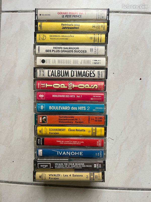 Lots cassettes audio (image 2)