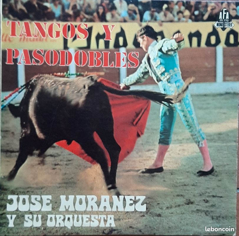 Vinyle 33t Tangos y Pasodobles José Moranez (image 1)