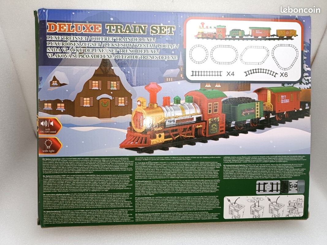 Jouet de Train Électrique pour Enfants, Circuit de Train Classique en Jouet de Train Électrique pour Enfants, Circuit de Train Classique en